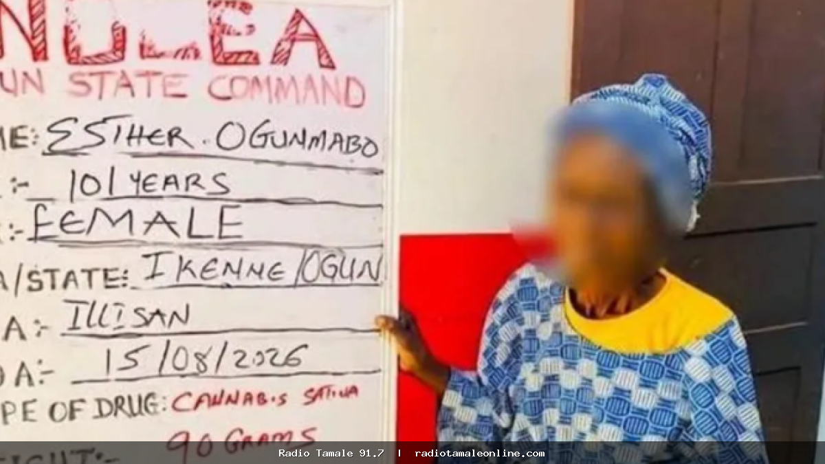 ‘101-year-old great-grandmother’ arrested for selling cannabis in Nigeria
