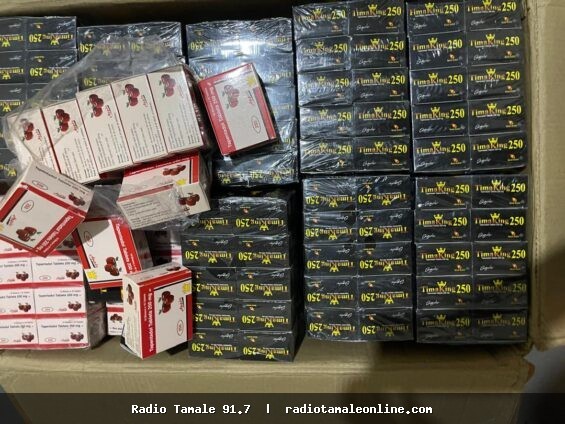 Police seize 500 cartons of Tramadol, arrest 21-year-old at Widana
