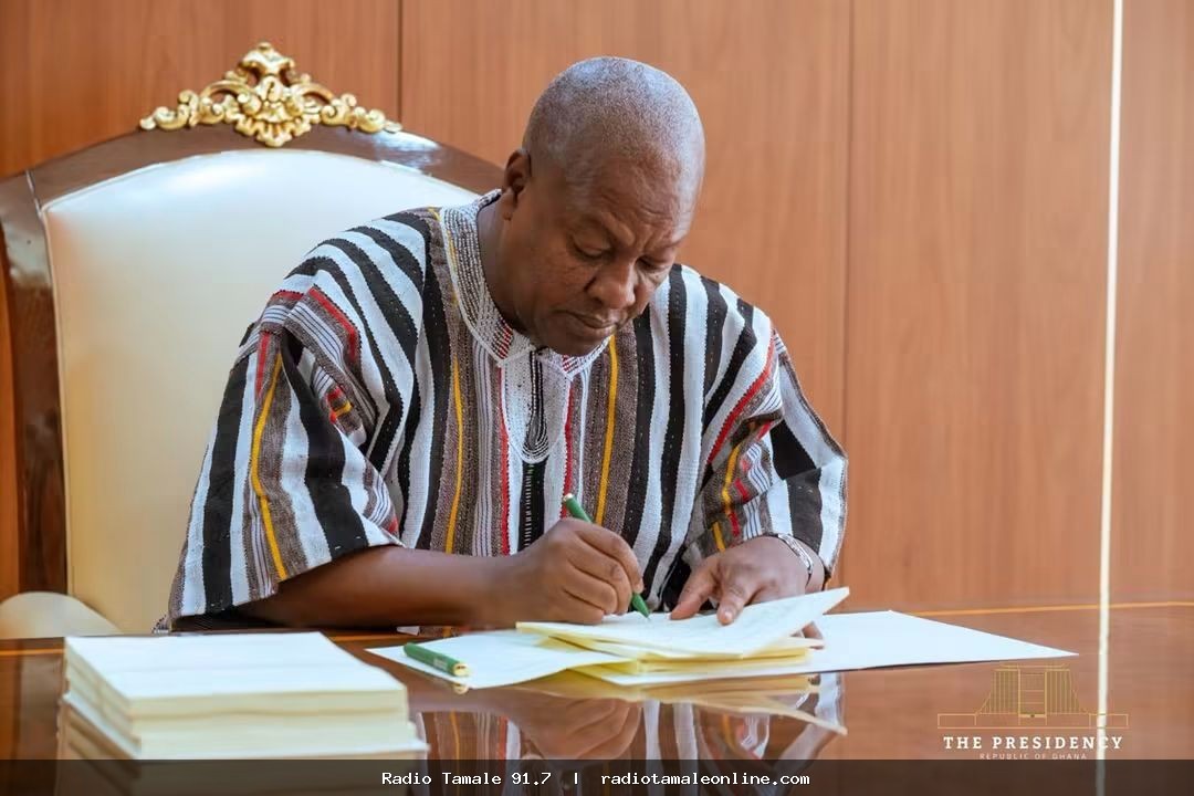 President Mahama assents to 10 bills to strengthen governance, security and economic management in Ghana