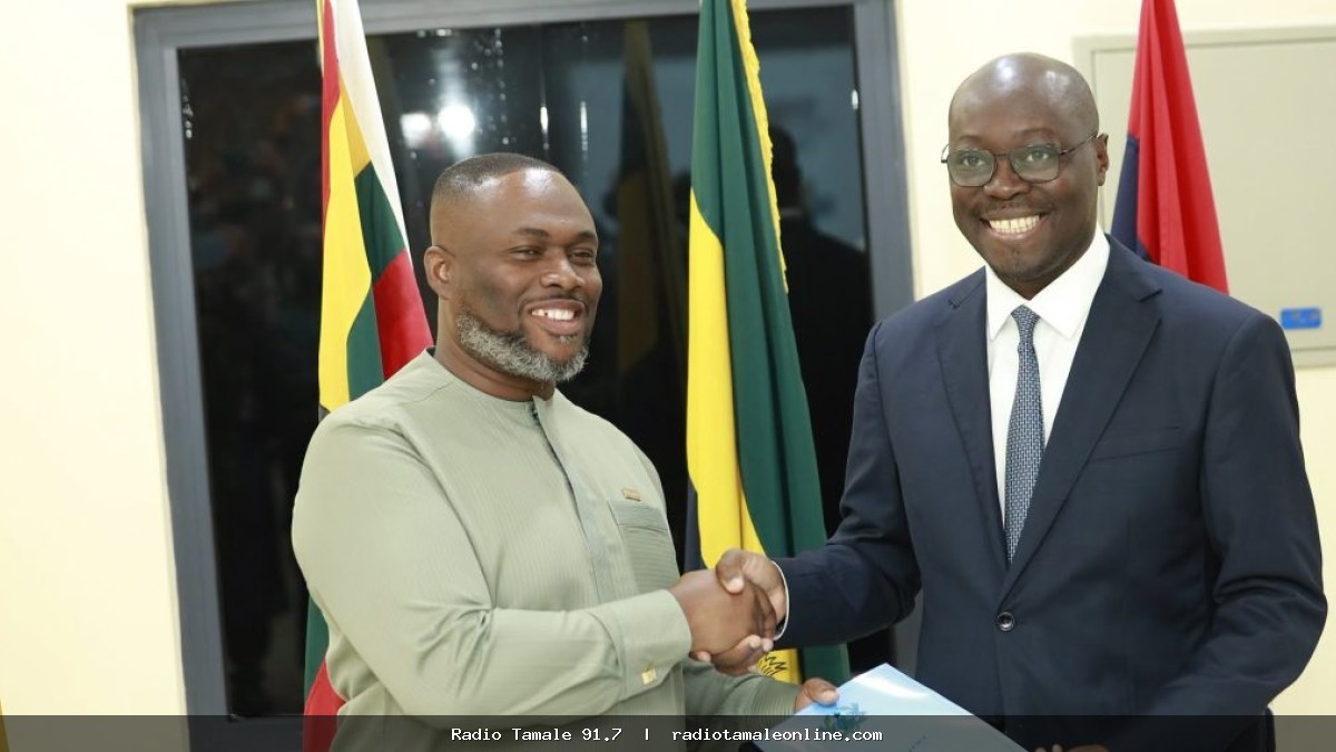 Ato Forson officially hands over Defence Ministry to Gilbert Adjei