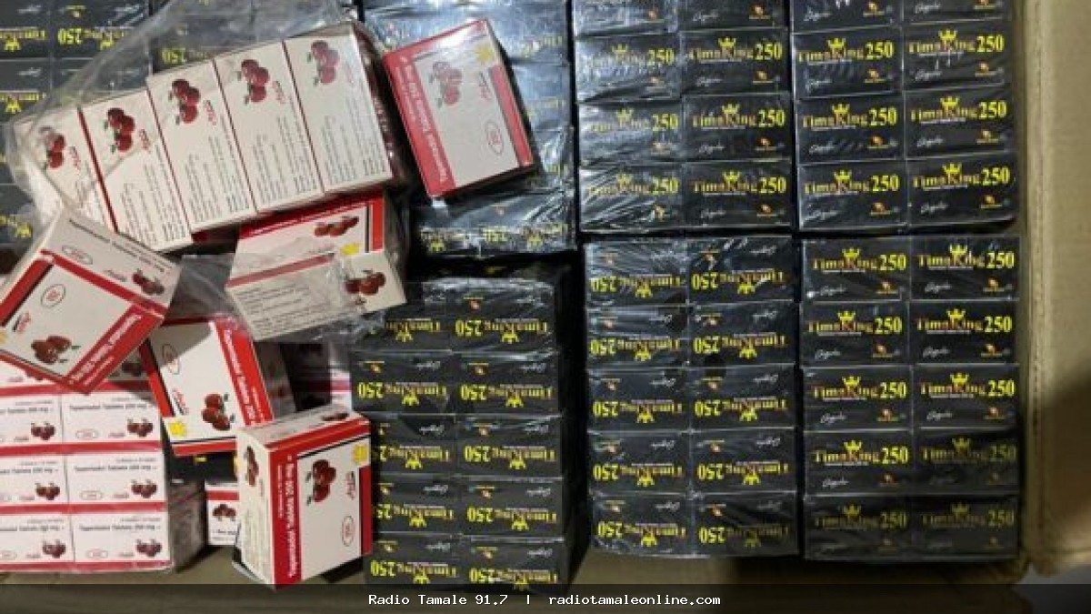Police seize 500 cartons of Tramadol, arrest 21-year-old at Widana