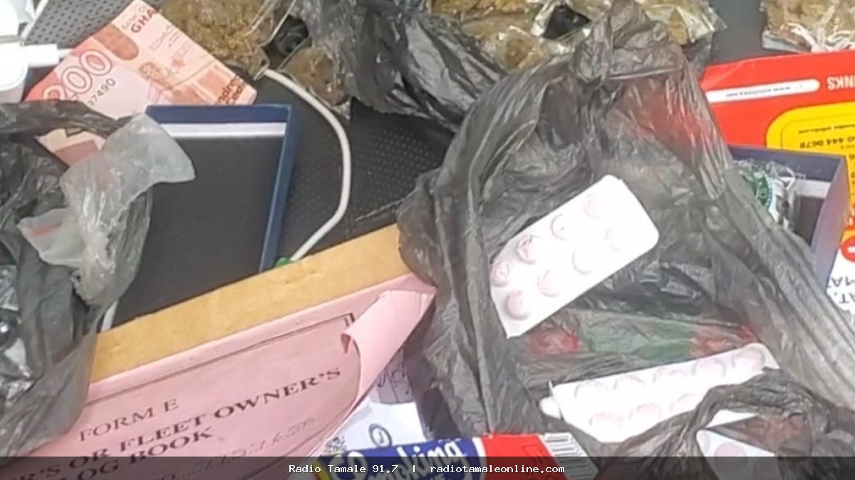 Police raid suspected drug base in Tamale