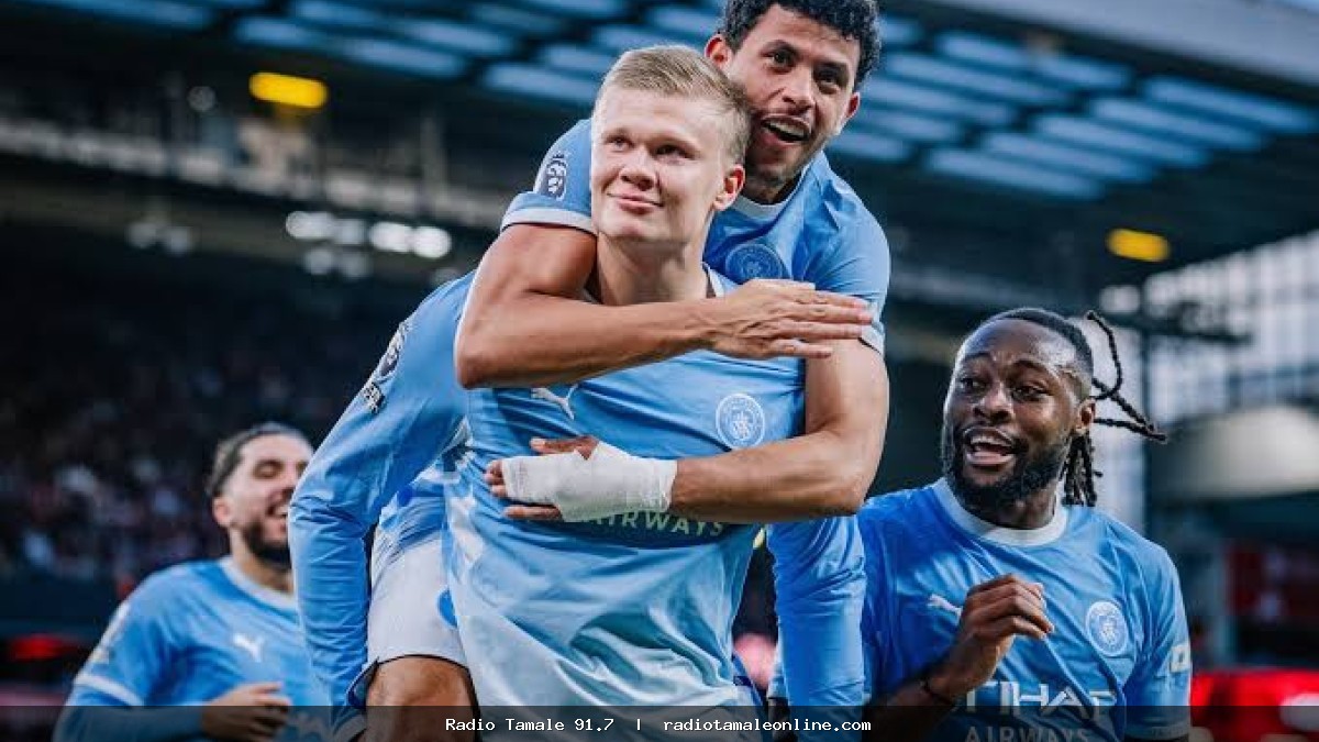 MANCHESTER CITY BEAT LIVERPOOL 3-0 TO MAINTAIN PERFECT START