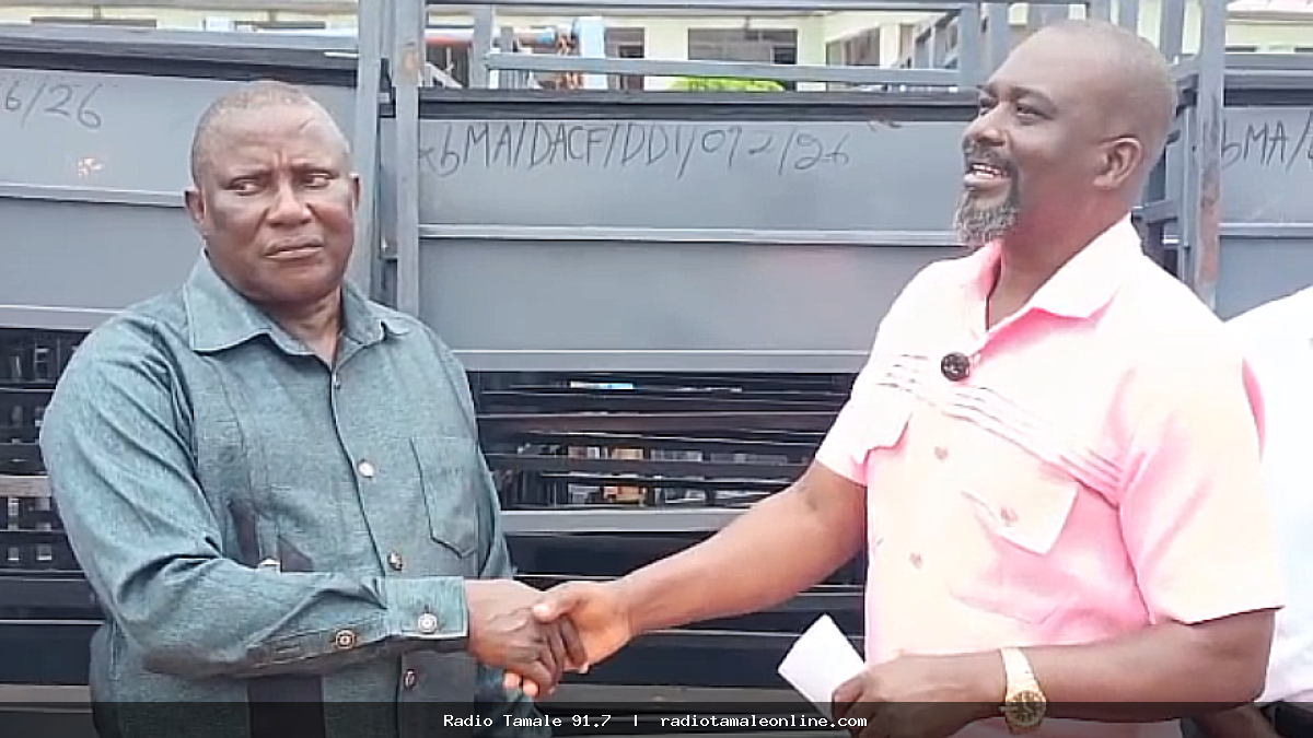 Kwaebibirem MCE presents over 900 desks to schools, urges parents to support children’s education
