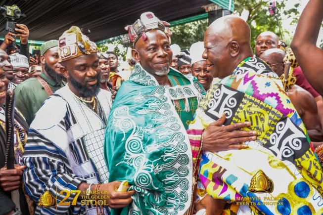Otumfuo hosts Yagbonwura at Manhyia, announces reciprocal Gonjaland visit