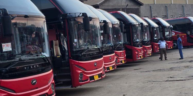 VIP Jeoun Transport commissions 35 new executive buses > Radio Tamale